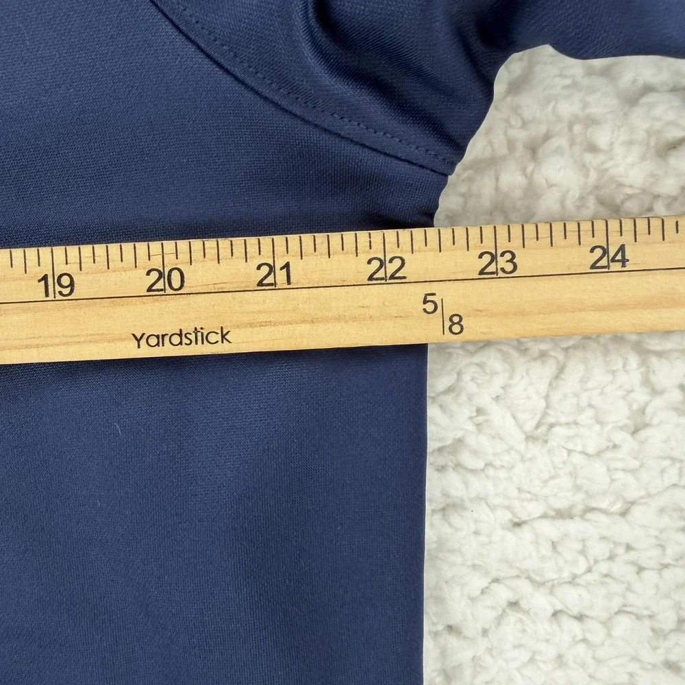 Nike Dri-FIT Hoodie Mens Medium Blue‎ Pullover Swoosh Logo Sweatshirt Graphic